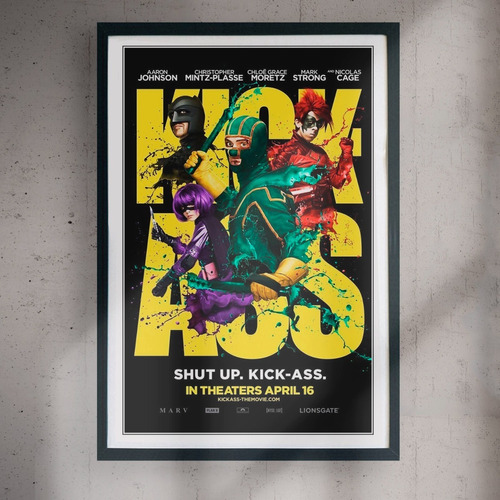 Cuadro 60x40 Peliculas - Kick Ass - Movie Poster 