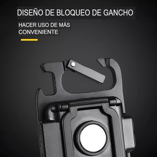 Linterna Led Cob Llavero Gancho Portátil Recargable Potente