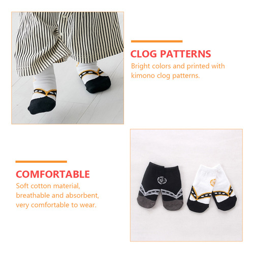 2 Pares De Calcetines Para Niños Tipo Zueco Tipo Kimono, Ant