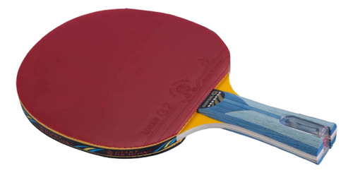 Paleta de ping pong Giant Dragon Super-G negra y roja FL (Cóncavo)