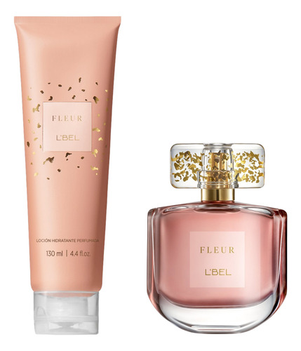 Set Perfume L'bel Fleur & Locion Perfumada Originales