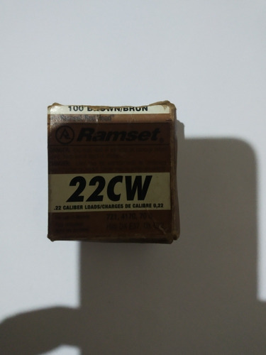 Imagen 6 de 8 de Fulminante Calibre 22 Marca Ramset Nivel 4 100 Cartuchos