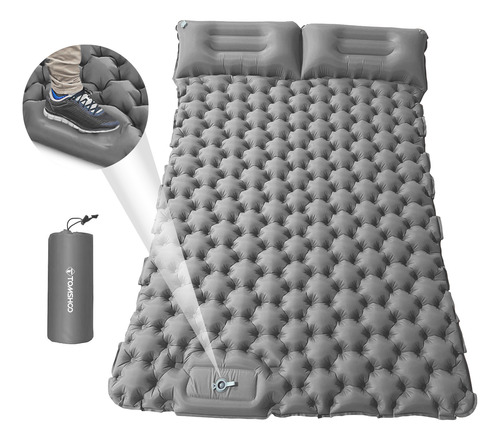 Colchón Inflable Para Personas Con Almohada Tomshoo 2