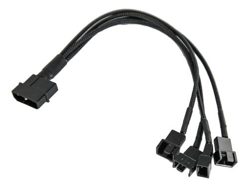 Cable Alimentacion Molex 12v A 4 Coolers De 4 Pines Ns Htec