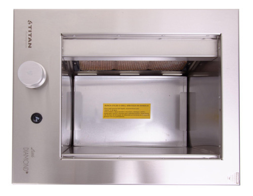 Assador Grill De Embutir Diamond Little Titan Gás Glp Bivolt