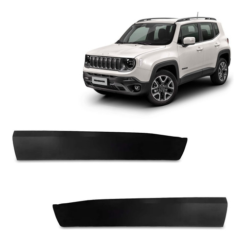 Par Moldura Dianteira Jeep Renegade Longitude 4x4 15 A 2018