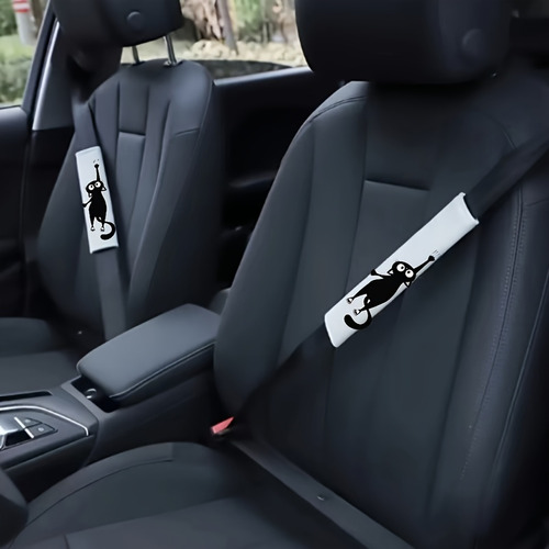 2pcs Almohadillas De Hombro Para Cinturón De Seguridad Con