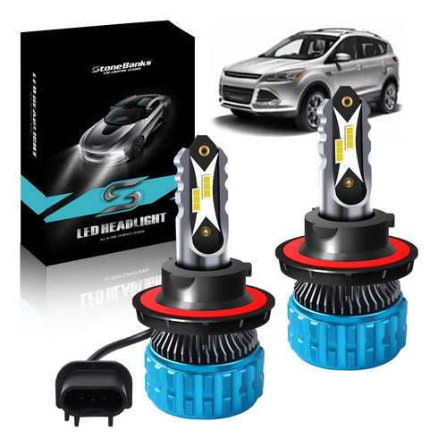 Kit De Focos Led Alta Baja H13 9008 22000lm 6500k Blanco Mini Cooper Convert 2015