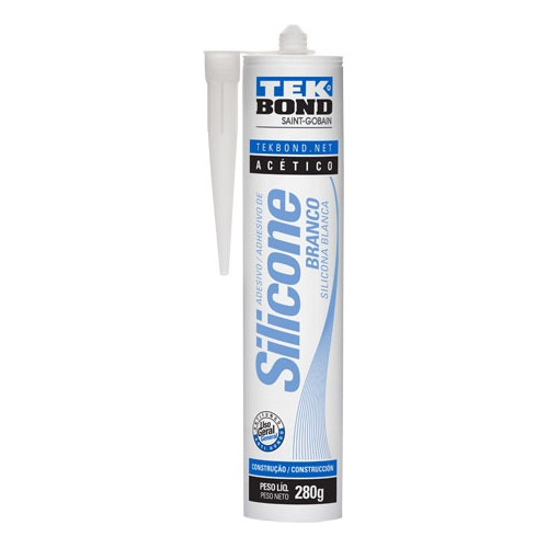 Silicone Blanco 280ml Tek Bond  Cod: 1075190