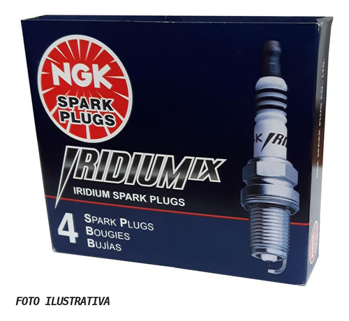 Velas De Ignição Ngk Iridium Fiat Stilo 1.8 16v 02 Diante