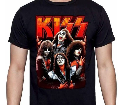 Kiss - Band Photo - Logo - Rock / Metal - Polera - Cyco