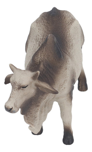 Figura De Plástico Modelo Toro En Miniatura Realista Simulad