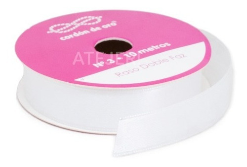Imagen 3 de 5 de Cinta Raso N° 3 De 15mm Cordón De Oro X 10 Mts