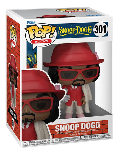Funko Pop! Rocks: Snoop Dogg Con Abrigo De Piel