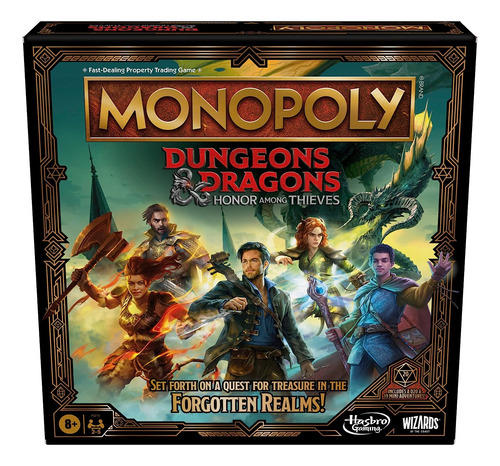 Monopoly Dungeons Dragons: Juego De Honor Entre Ladrones, In