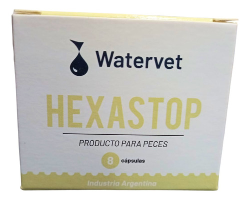 Hexa Stop 8 Capsulas Medicamento Peces Acuario Estanques