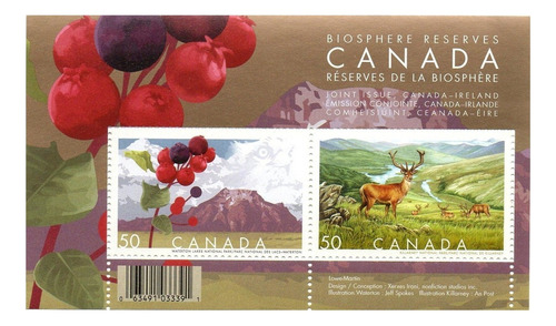 Reserva De La Biosfera - Fauna - Canadá 2005 - Block Mint