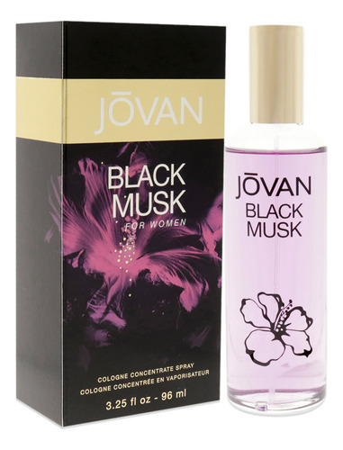 Colonia En Aerosol Jovan Black Musk De Jovan Para Mujer, 97,