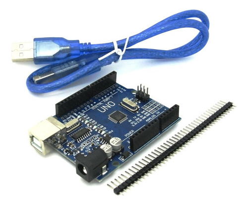 Placa Compatible Arduino Uno Ch340 + Cable Usb