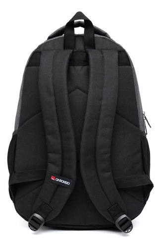 Mochila Bolsa Masculina Notebook Faculdade Reforçada Cor Preto Desenho Do Tecido Poliéster