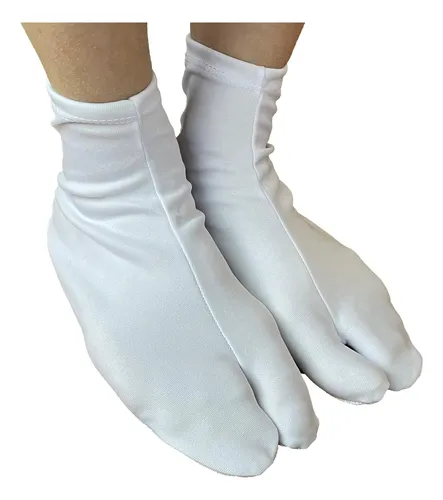 Bouya Unisex Japonés Tabi Calcetines, Blanco Elástico...