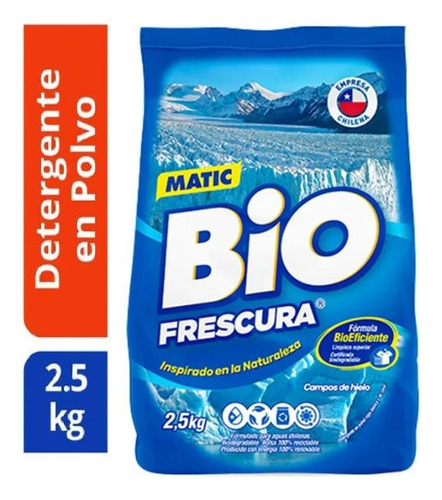 Detergente Matic En Polvo Biofrescura  2,5kg