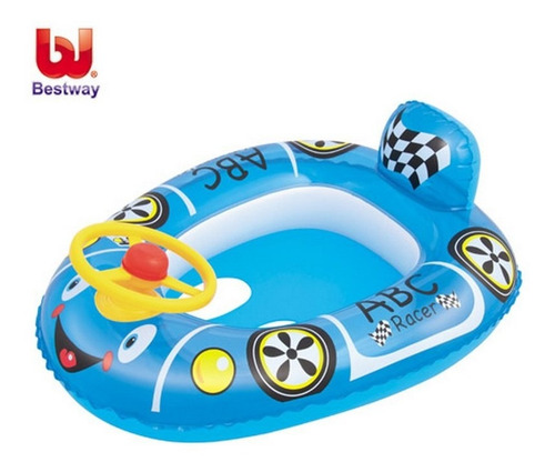 Bestway Auto Inflable Bote C/ Volante 71x56 Cm 34045 Bigshop