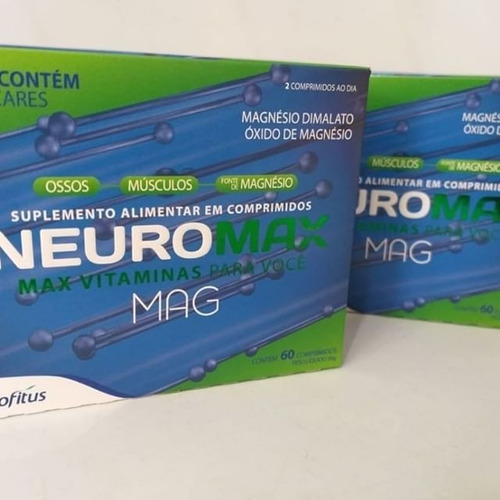 Neuromax Mag Vitaminas Ossos Músculos Magnésio