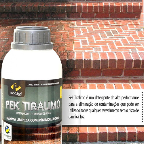 Pek Tira Limo 1l Pisoclean Limpar Telhado Piso Fachada