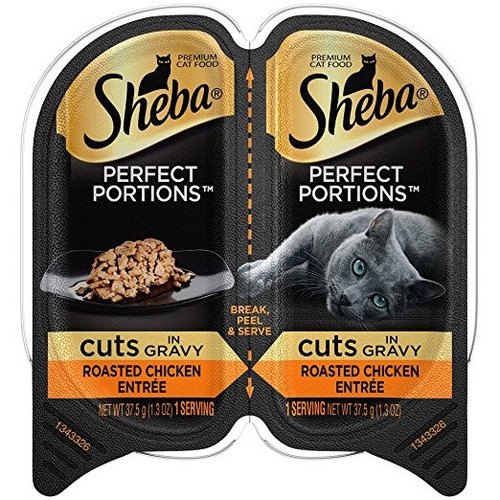 Sheba Perfect Portions Los Recortes En Salsa Wet Comida Para