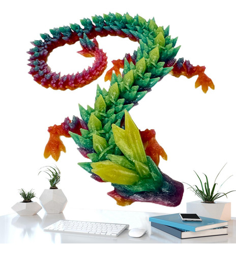 Dragón Impreso En 3d Dragón De Articulado Dragón Ornamental