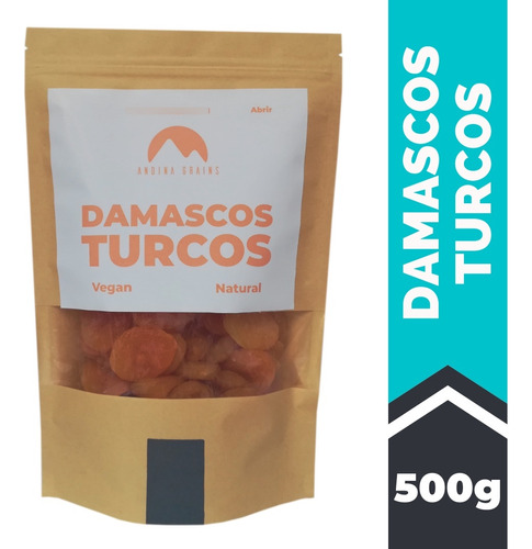 Damascos Turcos 500g Andina Grains