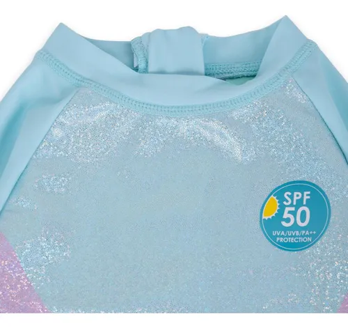 Traje De Baño Niña Turquesa Pillin (pva835-24cal)