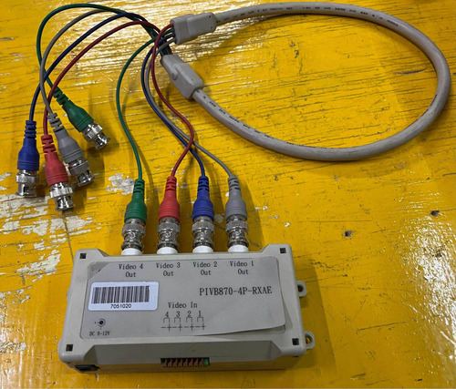 Tranceptor Activo De Video Ajustable Pivb870 4 Puertos (Usado)