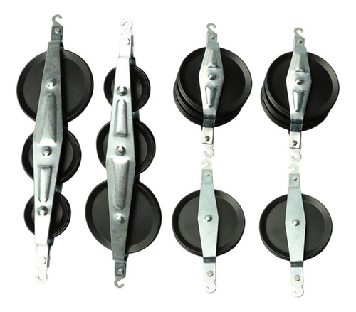 Juego De 6 Bloques De Poleas, Material De Aprendizaje Ligero