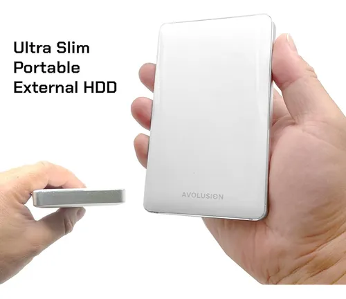 Disco Duro Externo Avolusion T1 1tb Usb 3.0 Para Ps4 - Blanc