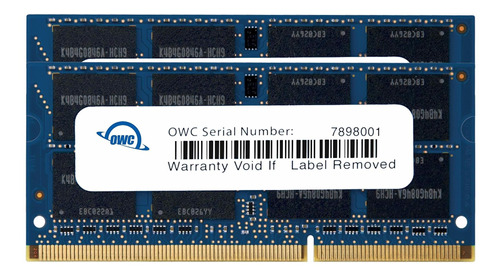 Memoria Ram 16gb (2x8gb) Ddr3 1333mhz Pc3-10600 Sodimm Owc