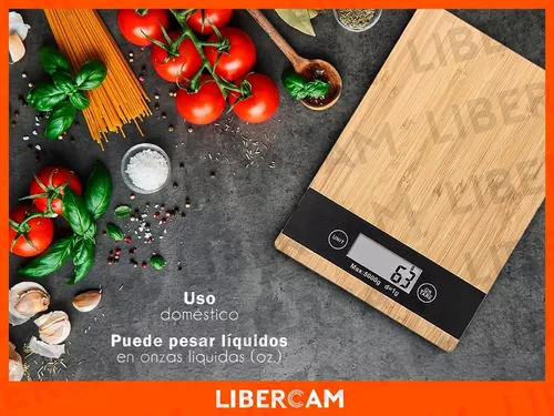 Bascula Digital de Cocina Pesa de Alimentos Para Gramos/Onzas  Multifunctional