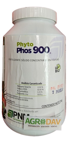 Phyto Phos 900- Fertilizante A Base De Fosforo 1 Kg