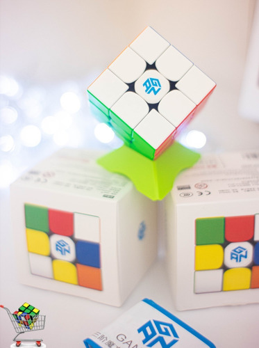 Imagem 4 de 6 de Cubo Mágico 3x3x3 Gans Gan 356 R S Colorido Profissional