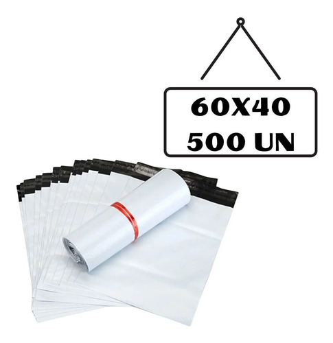 Envelopes De Segurança 60x40 60 X 40 Coex Lacre Adesivo 500