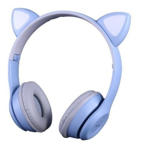 Audífonos Inalámbrico Rgb Bluetooth Oreja De Gatos Micrófono