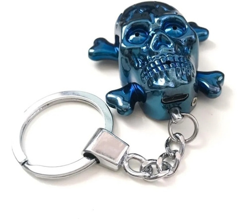 Llavero Encendedor Electrico Forma Calavera Con Usb