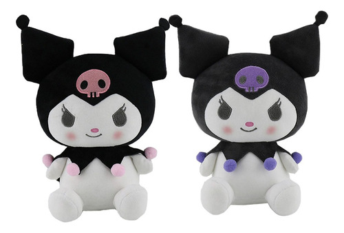 2pcs Sanrio Kuromi Peluche Muñeca Juguete Cumpleaño Regalo