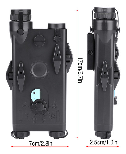 Mira Roja Peq Battery Tactic, 2 Fundas, Para Raíl De 20 Mm