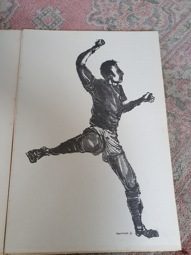 Álbum De Gravuras Futebol De Newton Navarro.