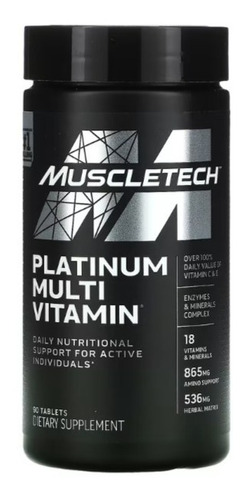 Platinum Multi  Muscletech 90caps - Unidad a $73000