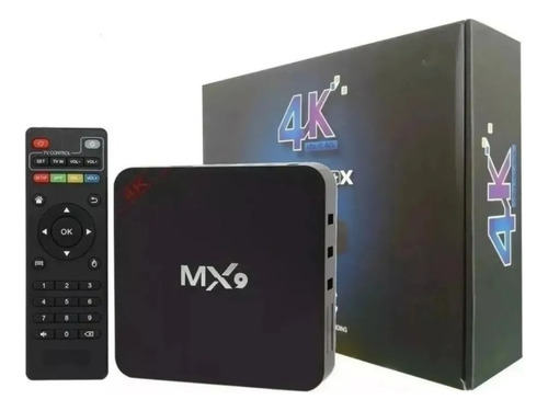 Tv Box 4k Hdmi Android 13 512gb / 1024gb. Ultima Generacion Negro Estándar