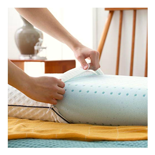 Linenspa Almohada Ventilada De Memory Foam Y Gel