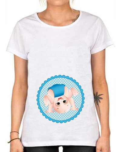 Remera De Mujer Baby Shower Embarazada Bebe Varios Modelo 12